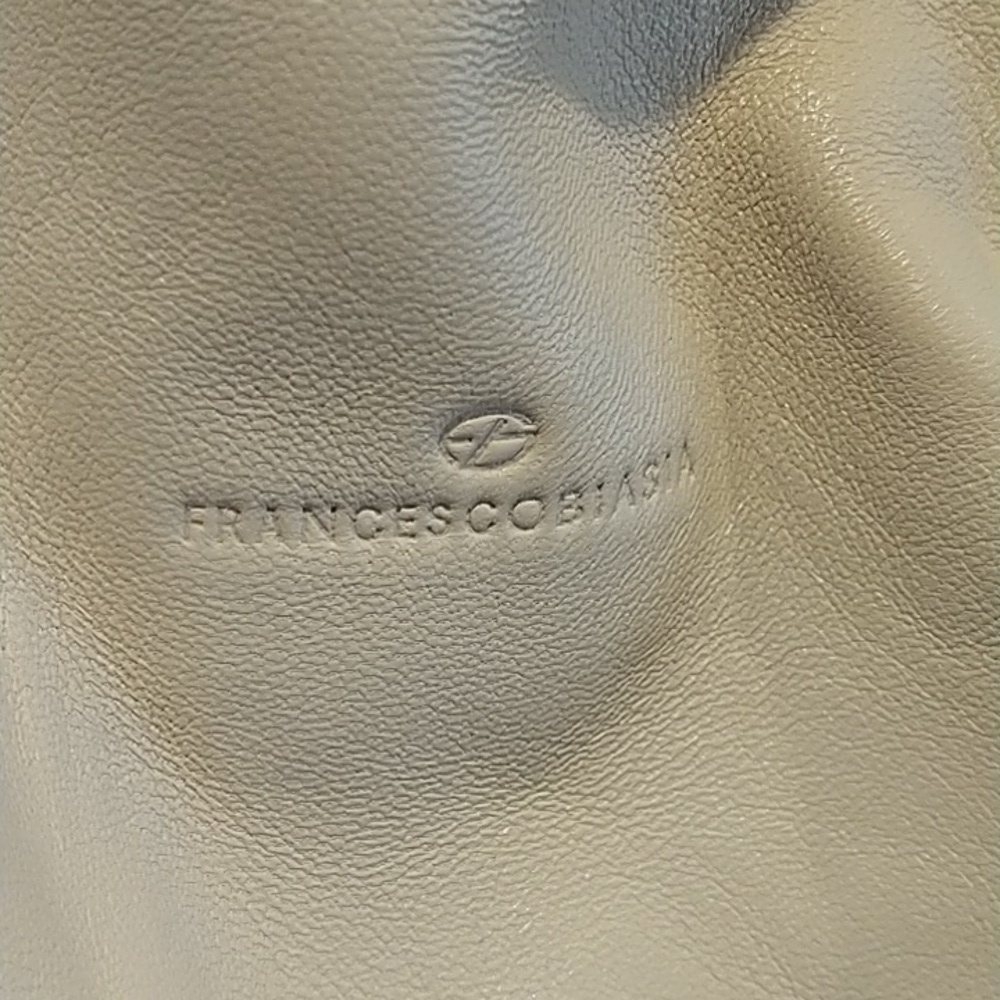 Grancesco Biasia Sheep Leather Cream Slouchy Boho Shoulder Bag - Picture 3 of 12
